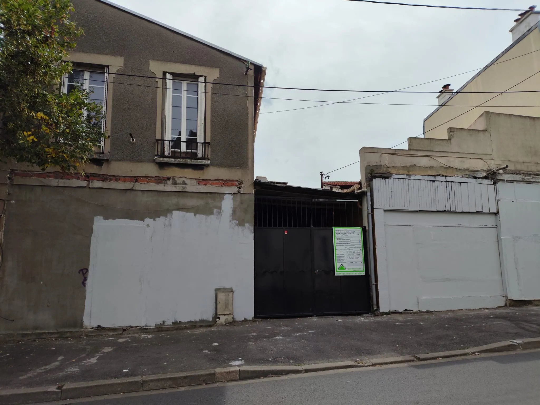 Division d'une maison de ville en 3 logements indépendants à Montreuil