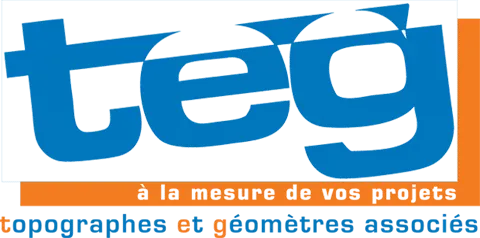 logo cabinet geometre topographe teg